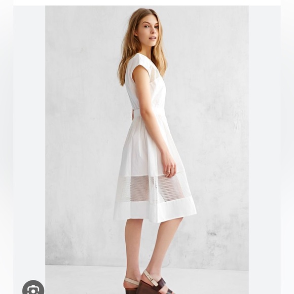 Antoinette Poplin Midi Dress S - Picture 3 of 10